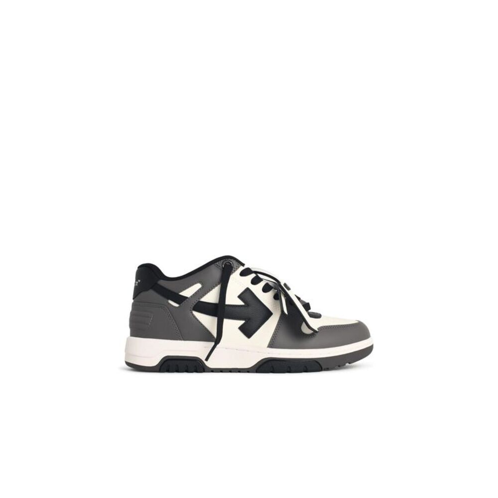 Off-White 'Out Of Office' Grey Leather Sneakers Men